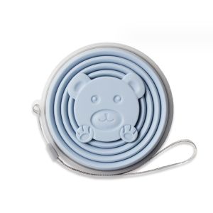 Cốc Du Lịch Có Thể Gập Lại Bằng Silicon Cốc Uống Nước Cầm Tay Có Thể Tái Sử Dụng Có Nắp Đậy Để Đi Bộ Đường Dài Ngoài Trời 180/320ML Cốc Gấp Thân Thiện Với Môi Trường