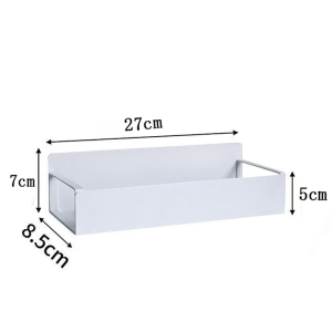 Hanging Hollow out Magnetic Absorption Fridge Side Rack Kitchen Storage Shelf No Drilling Required Wall Mounted Organizer