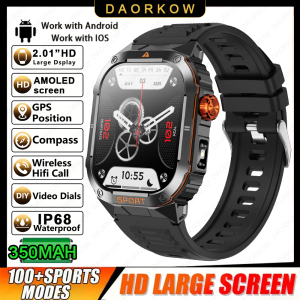 New 2.1-inch Smartwatch With 350 MAh Battery Flashlight Multiple Sports Modes Bluetooth Calling Suitable for iOS and Android