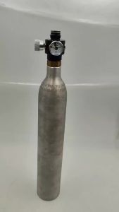 Pneumatic Tool CO2 Air Regulator Pressure Control Adjustable 0-200PSI For .825"-14NGO G1/2-14 Threads Tank Cylinder