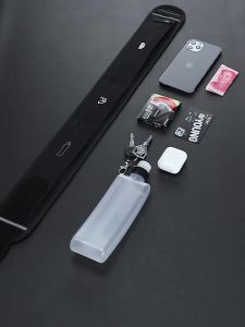 Berjalan pinggang beg sukan efon bimbit fanny pack lelaki wanita kalis air tersembunyi Puch luar kembara berbasikal portable water bottle belt