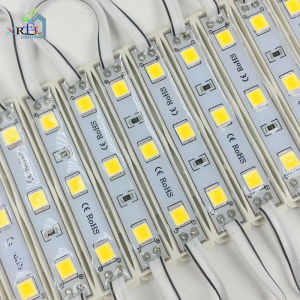 20pcs/lot DC12V LED Module 3 SMD 5054 Cool White/Red Color Waterproof IP66 Super Bright Backlight for Signage