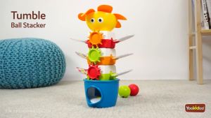 Babies and Toddlers Musical Stacking and Tumbling Toy.yookidoo STEM Enhancing Game for Toddlers