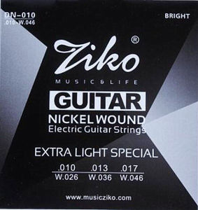 ZIKO Electric Guitar Strings 009-042 010-046 Nickel Wound Extra Light Special Musical Instruments Accessories Parts