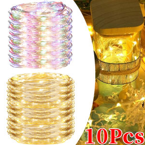 20/40m LED Fairy Lights / Battery Operated Battery Powered Copper Wire Light Strings / Waterproof Fairy Light for Chiristmas Wedding Party Decoration