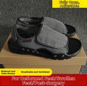 Specialized Swollen Feet Adjustable Wide Comfort Slippers