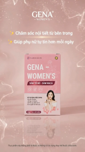 Gena Womens Vipharco Hộp 30 Viên – Hỗ Trợ Cân Bằng Nội Tiết Tố Nữ Giảm Bốc Hỏa Hỗ Trợ Đẹp Da Tiền Mãn Kinh & Mãn Kinh