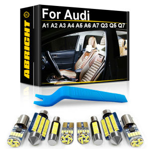 For Audi A3 8P 8V 8L A4 B5 B6 B7 B8 A5 8T A6 C5 C6 C7 A7 A8 D2 D3 A1 8X A2 Q3 Q5 Q7 Car LED Interior Light Canbus Accessories