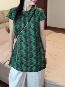 Shalldoer | New Chinese Style Womens Summer Sun Protection Shirt Hollow Out Casual Pants Two-Piece Set Round Neck Short Sleeve White