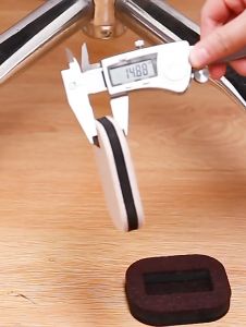 5 cái / Tấm cố định bánh xe Tấm bảo vệ sàn Ghế máy tính im lặng Tấm lót chân con lăn Ghế nỉ Giá đỡ ròng rọc Tấm chống rung Thảm chống ồn Thảm chống trượt