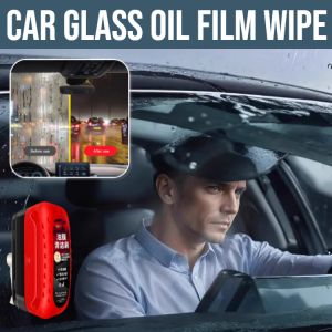 Powerful Decontamination Car Glass Oil Film Wipe Auto Glass Oil Film Cleaning Brush Car Interior Cleaner