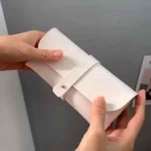 FU  Tempat Kacamata Bahan Kulit Kotak Hardcase Kacamata Box Dompet Kacamata Case Sunglasses