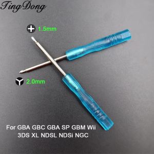 2/10PCS 1.5mm Cross Screwdriver& 2.0mm Y-Type Screwdriver For NDS NDSL NDSi Wii GBA GBC GBP GBM GBA SP Game Console Repair Tools