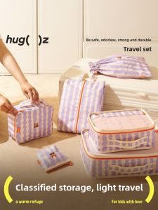Hugz Travel Storage Bag Waterproof Portable Luggage Organizer for Clothes Toiletries And Makeup Easy to Carry And Store