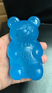NeeDoh Cute Bear Sensory Squeeze Toy filled with jelly-like stuffing slow-rebound stress-relieving toy to alleviate anxiety.