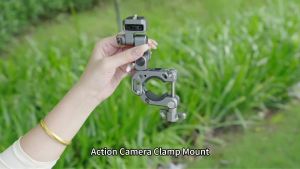 PULUZ | PULUZ 3-Way Gimbal Rotatable Camera Bracket For DJI/ Insta360 X6 X5 X4 Aluminum Alloy Shake-Free Stable Bicycle Handlebar Mount