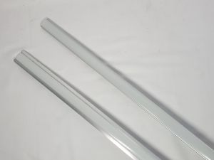 Máng nhôm định hình dài 2m nắp mica trắng đục gắn led dán led hoặc nổi bắt âm thanh