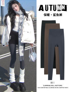 Quần Capri Thể Thao Màu Xám Cạp Cao Cho Nữ Mùa Thu 2025 Quần Capri Yoga Ôm Sát Cỡ Nhỏ Quần Capri Shark