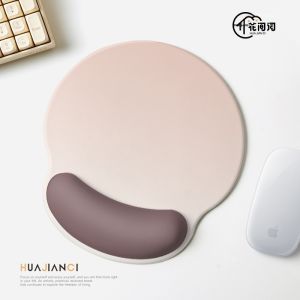 FLORA VERSE | Pink Memory Foam Anti-slip Wrist Rest Mouse Pad