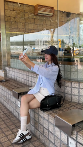 Áo sơ mi mùa hè kiểu dáng thanh lịch trẻ trung Asley Miều Est.2013