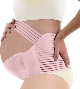 Pregnant Women Adjustable Trunk Support Belt Invisible Pre-natal Waist Protection Band Breathable Abdomen Strap for Fitness Yoga