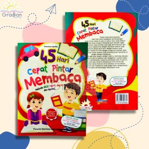 Buku 45 Hari Cepat Pintar Membaca: Metode Aktif Cepat Tepat & Cermat II Original