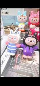 【Shipment From Malaysia】Labubu Cartoon Labubu Decompression Rebound Stress ReliefCreative Cute Gift Childrens Doll Toy Popmart Ornament