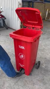 ขยะพลาสติก 30L - 260L รวม 100L, 120L, 240L, 260L ถังขยะฝาเรียบ, ถังขยะเทศบาล, ถังขยะกทม. ถังขยะนอกบ้าน Wheelie bin