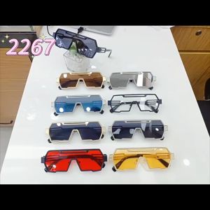 JACKMAN Sunglasses XH-2267 Retro Steampunk Kacamata Unik Anti UV Karat