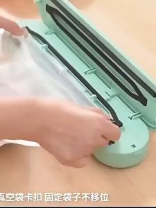 Automatic Vacuum Sealer With 50pcs Plastic Bags Pengedap Vakum Automatik