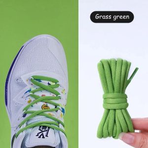 Round Shoelaces Basketball Sneakers Shoe Laces Black White Shoelace Men Women Casual Sports Shoe Shoestrings White Black