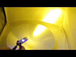 New T19 LED Motorcycle Headlight Bulb H4 Super Bright White Yellow Dual Color Waterproof High Low Beam Headlamp