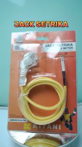 KITANI - Jack Setrika 3×0.5 mm² - 1.8 Meter - Kabel Setrika