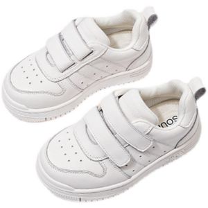SOUMON | Genuine Leather Children White Shoes