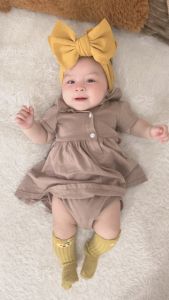 Two Mix Short Dress - Dress Bayi Perempuan - Rok Anak Perempuan 0Y - 3Y Bahan Kaos Katun Combed 4220