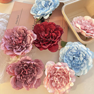 ดอกไม้ข้างกิ๊บดอกไม้ฝรั่งเศส MIMOON พลัสเป็นขนาดดอกไม้สีแดง สีแดงด้านเท้า ธรรมดุล