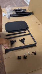 Adjustable Bedside Laptop Table Sofa Side Table With Wheels Lifting Table Portable Movable Computer