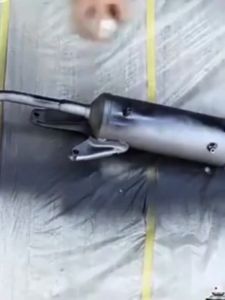 800°c High Temperature Spray Paint Automobile Motorcycle Exhaust Pipe High Temperature Resistance Corrosion Resistance for Motorcycle Heat Resistant Spray Paint Anti Fouling and Rust Prevention Hightemp High Temp Spray Paint Paints Primers Spray Paint