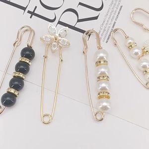 ^Malaysia Ready Stock^Wholesale Korean Popular Fashion Simple Pearl Brooch Net Red Ins Clothing Wear Pin Jewelry Accessories