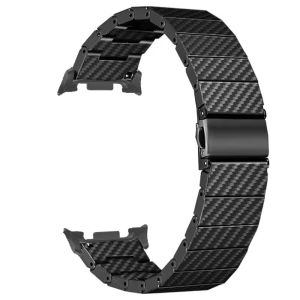 Carbon Fiber Pattern Band For Samsung Galaxy Watch 8 40mm 44mm Replace Bracelet For Galaxy Watch 8 Classic 46mm Men Strap Correa