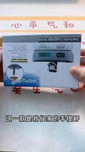 [OKLIFE. SG] Digital LCD Luggage Weighing Scale - Portable  Mini Kitchen Weigh 50KG Hanging Scale Travel Accessories