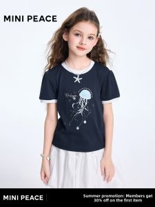 Mini peace | Cute and Fitting Girls Short Sleeve T-Shirt