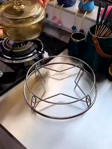 [HCM]Giá Đỡ Nồi Hấp Hai Mặt Bằng Thép Không Gỉ Cách Nhiệt Chống Bỏng-Hesede