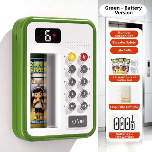 TonGJishi | Elevator Toy Simulation Buttons Educational Montessori Early Education Infant 1-2.5 Years