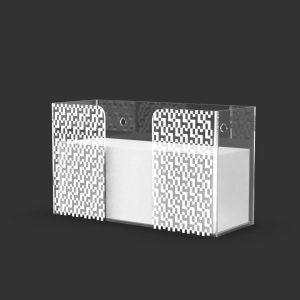 KOTAK TEMPAT WADAH PENYIMPANAN TISU TEMPEL DINDING AKRILIK BENING DAPUR KAMAR TIDUR TAMU MANDI WC TOILET ESTETIK KEKINIAN MINIMALIS MULTIFUNGSI MOTIF DISPENSER HAND PAPER TOWEL TISSUE WASTAFEL BOX ORGANIZER STORAGE HOLDER CLEAR ACRYLIC MODERN ELEGANT 221