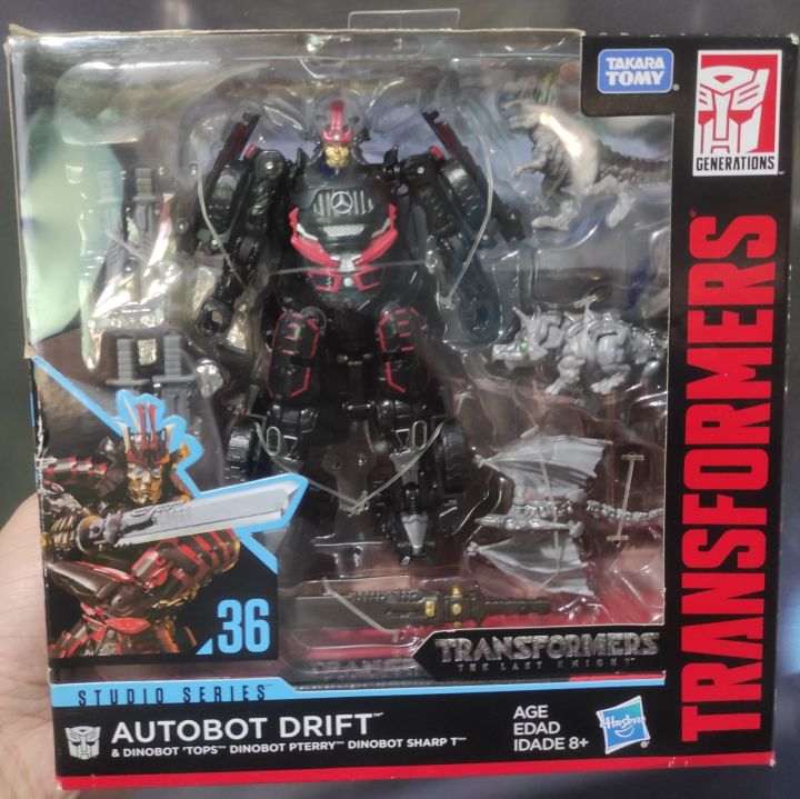 Transformers Studio Series 36 Autobot Drift with Baby Dinobots