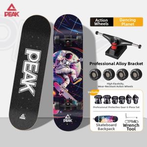 PEAK | Beginner Friendly Girls and Childrens Skateboard 6-12 YO