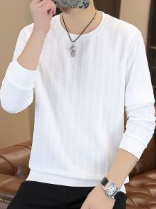 Áo Len Dệt Kim Dáng Ôm Cổ Chữ V Thời Trang Thu Đông Cho Nam Áo Sơ Mi Cơ Bản Áo Khoác Ngoài Thường Ngày Áo Len Dệt Kim Thường Ngày