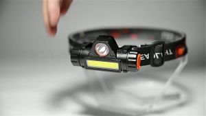 Multifunctional Waterproof LED Headlamp: XPE + COB USB Rechargeable Headlight