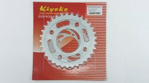 Gear Belakang GL 100 33T (KIYOKO) - Gigi Tarik Ger Gir Roda Belakang Rear Sprocket HONDA GL125 CB100
